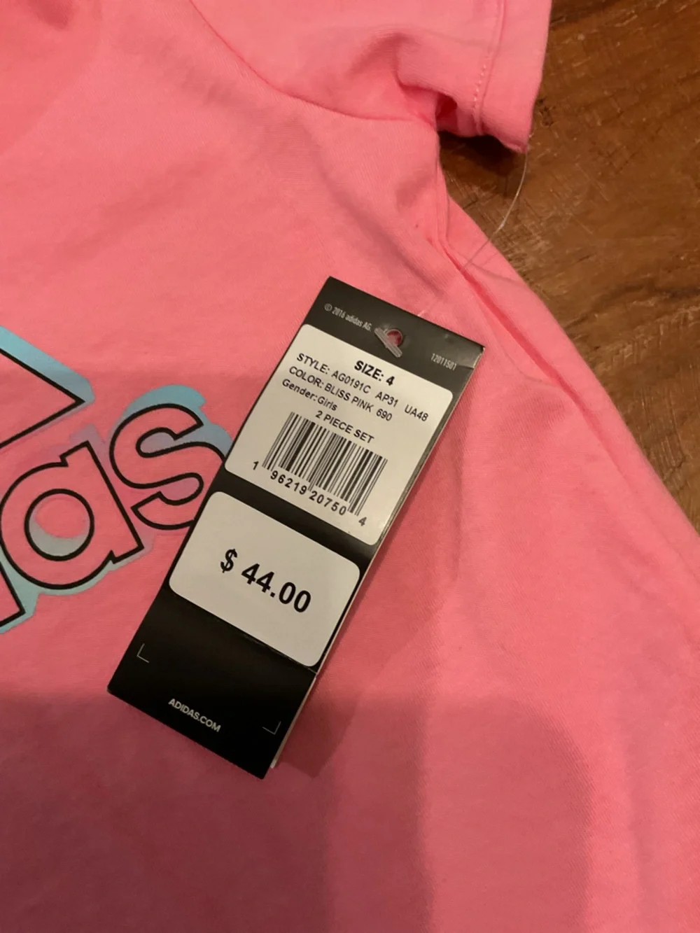 NWT Adidas Girls Two Piece Set